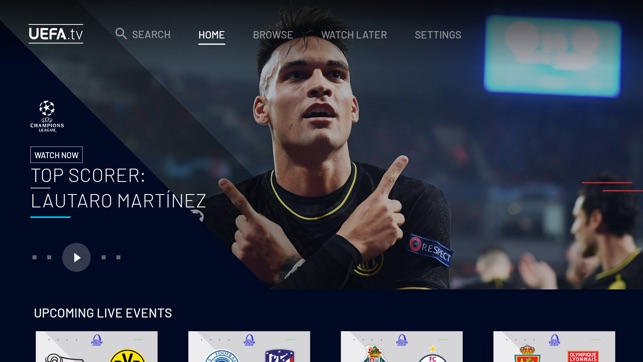 UEFA.tv App Store'da