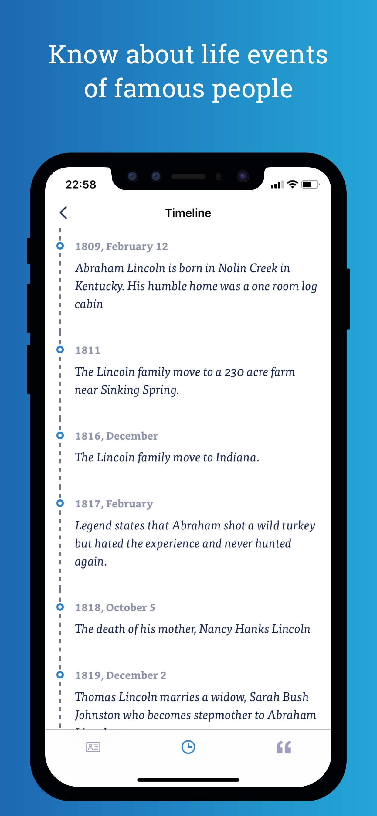 Biography Quotes & Life events screenshot 4