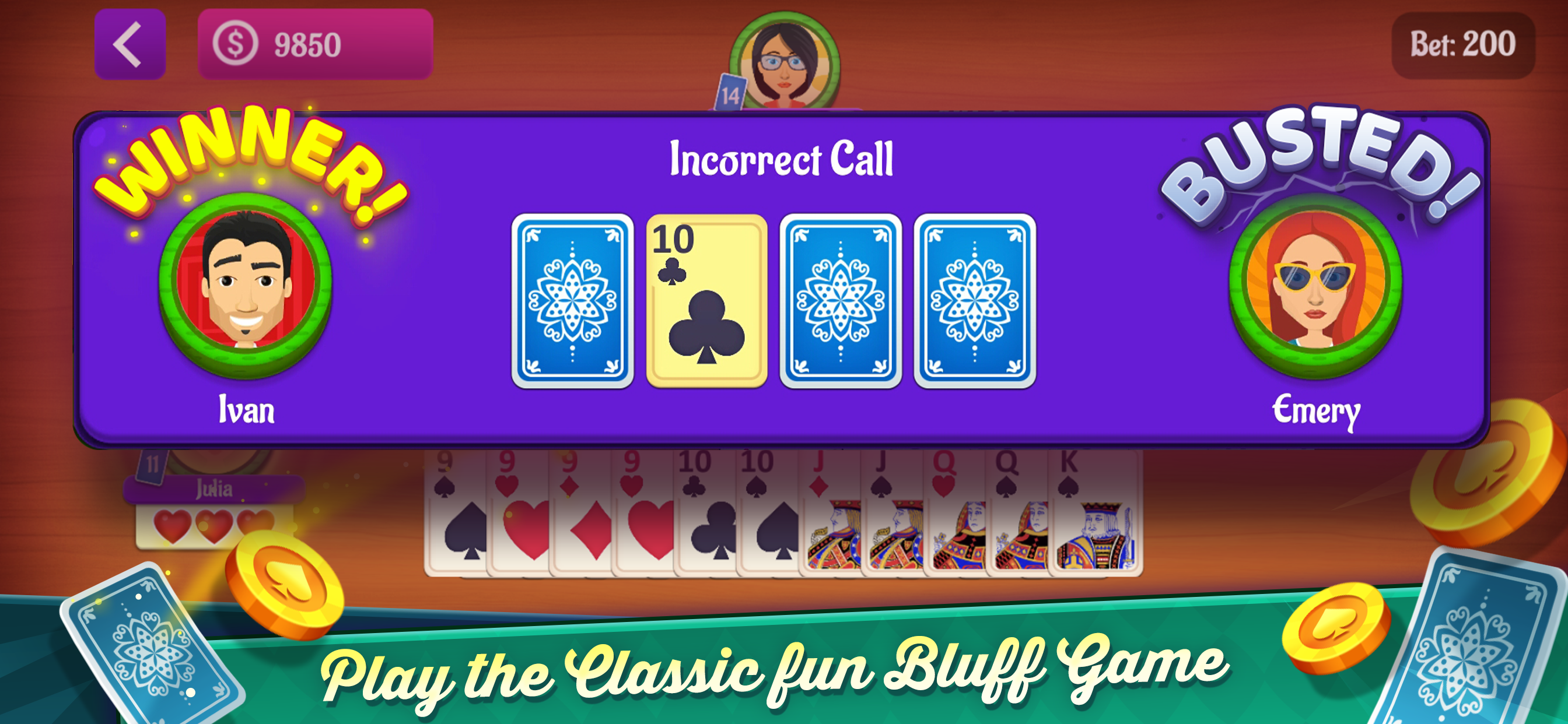 Bluff: Fun Family Card Game screenshot 3