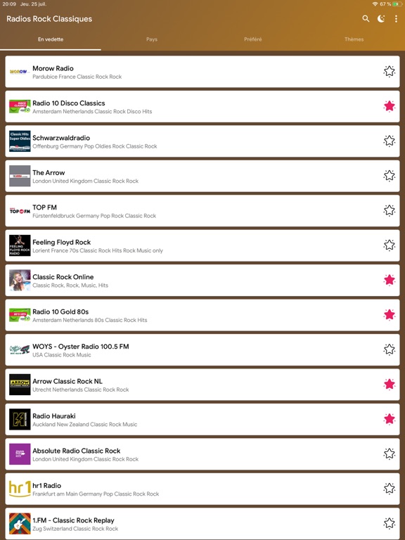 Screenshot #4 pour Radio Rock classique en ligne