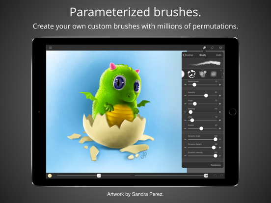 Brushes iPad app afbeelding 6