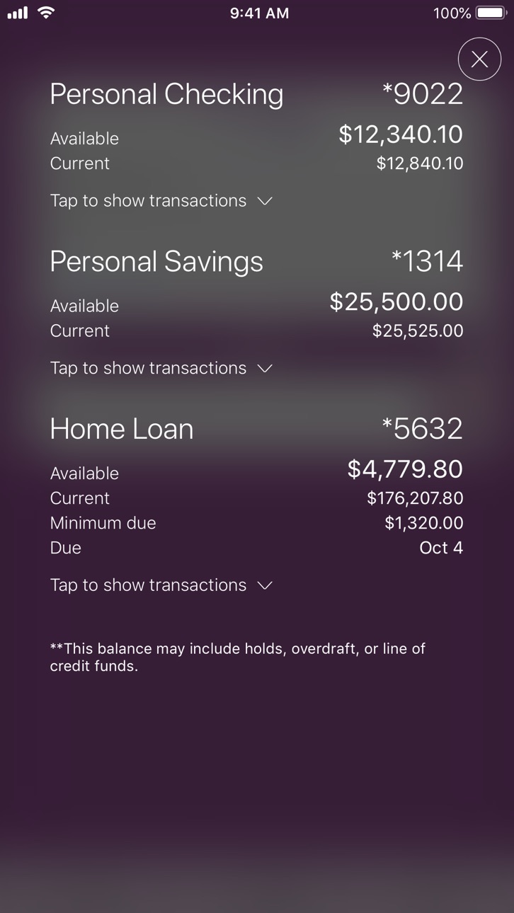 iPhone screenshot