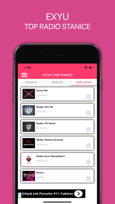 Top Radio - Balkan Radio EXYU iPhone screenshot 4 - Music app