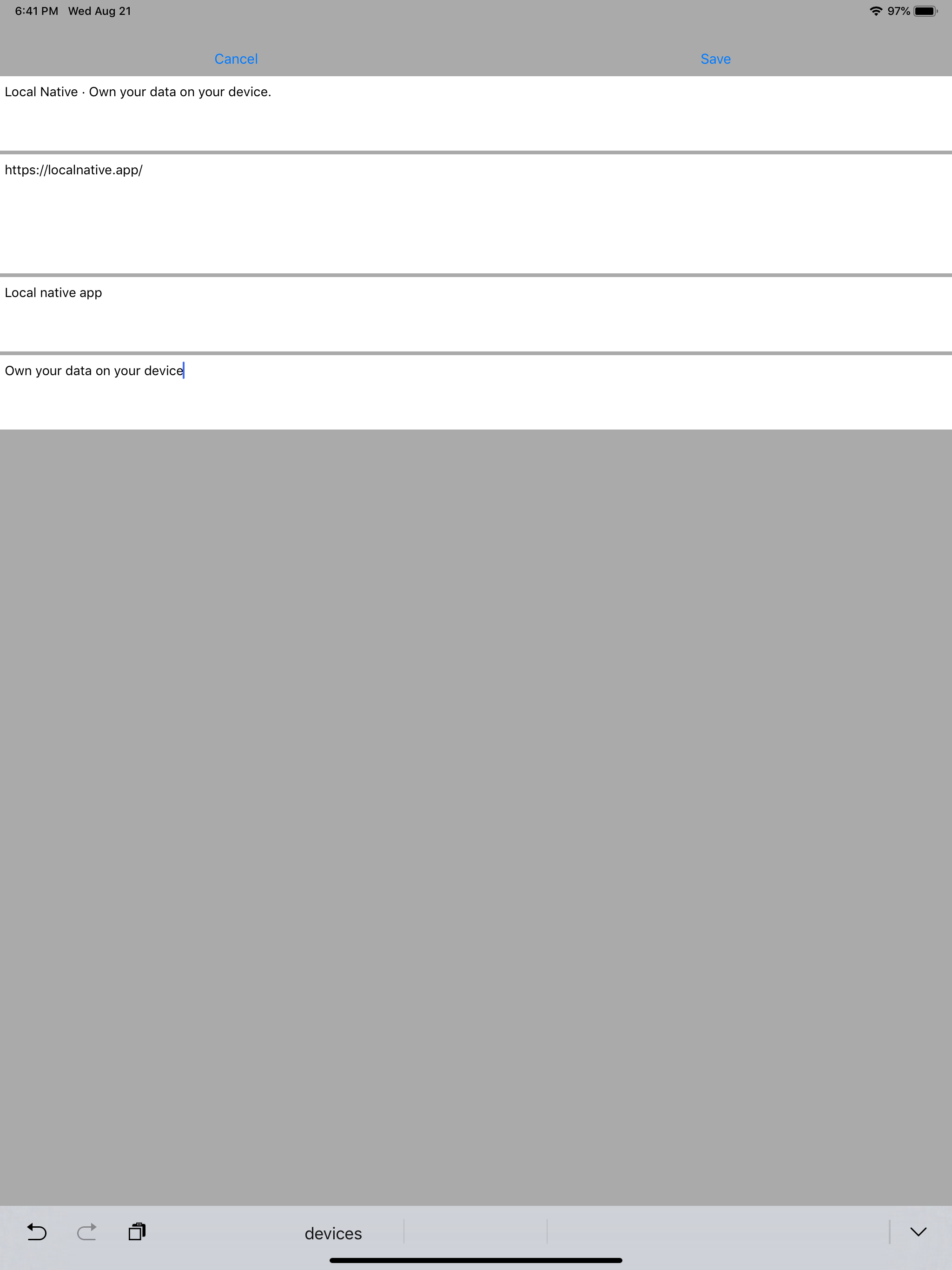 Local Native screenshot 6