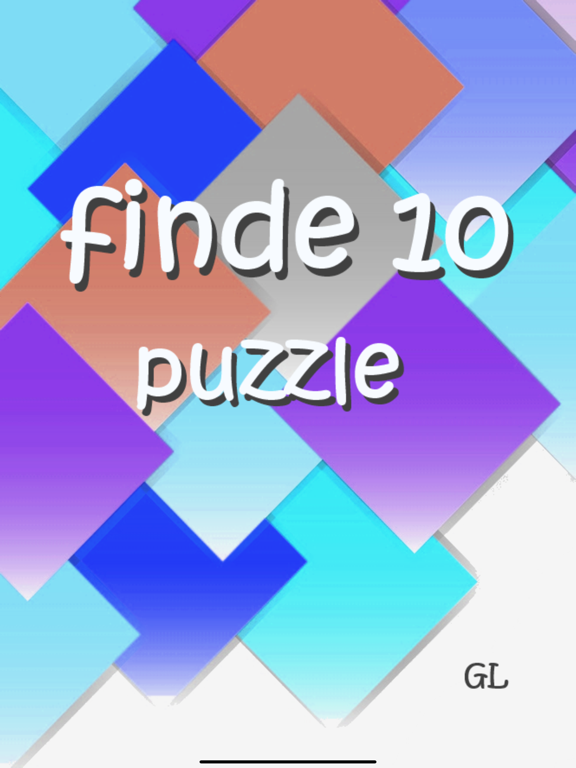 Find 10 Puzzle iPad screenshot