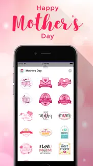 happy mother's day emojis iphone screenshot 4
