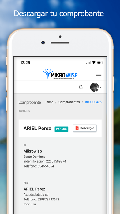 Mikrowisp cliente screenshot 3