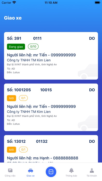 Lotus - Quản lý kho