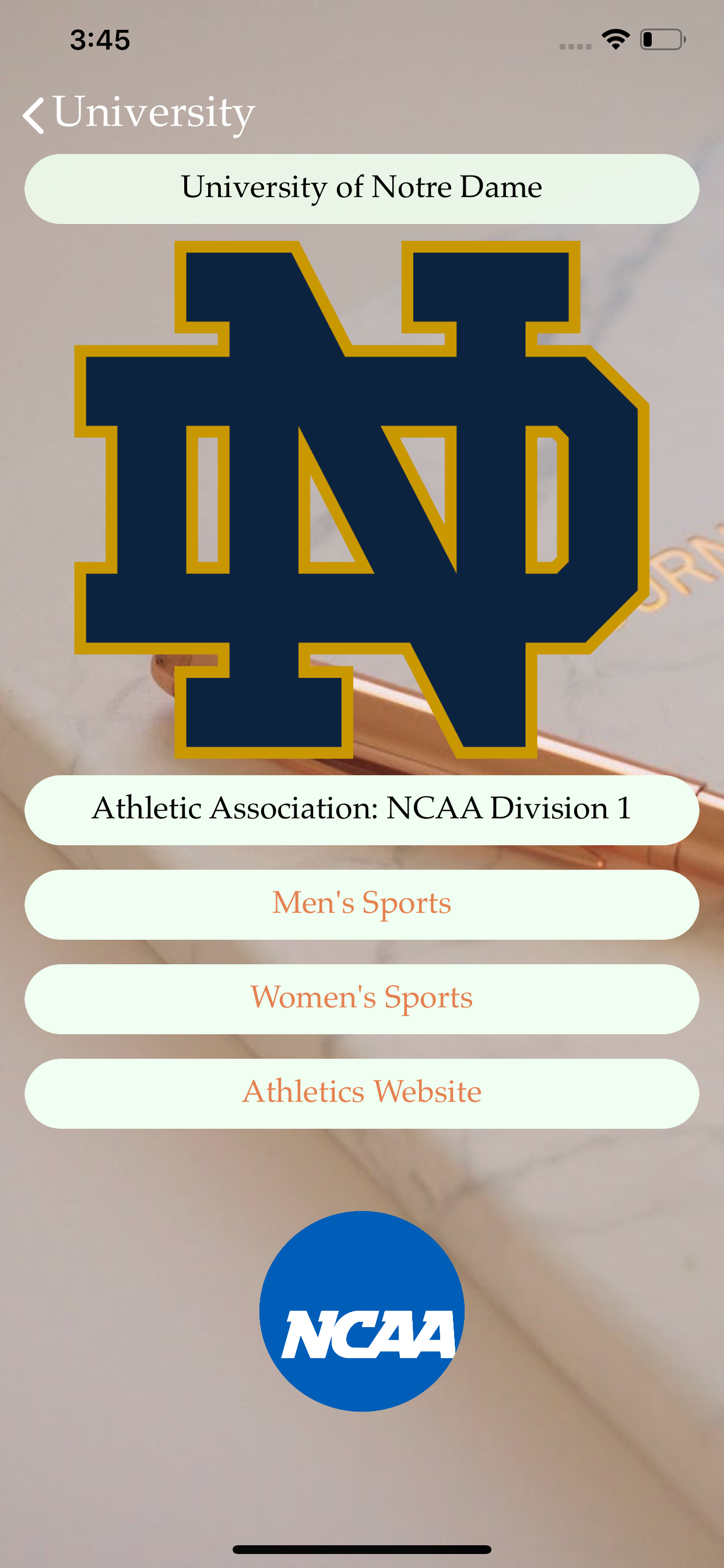 UniFind screenshot 3