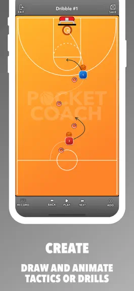 Game screenshot Pocket Coach: Basketball Board apk
