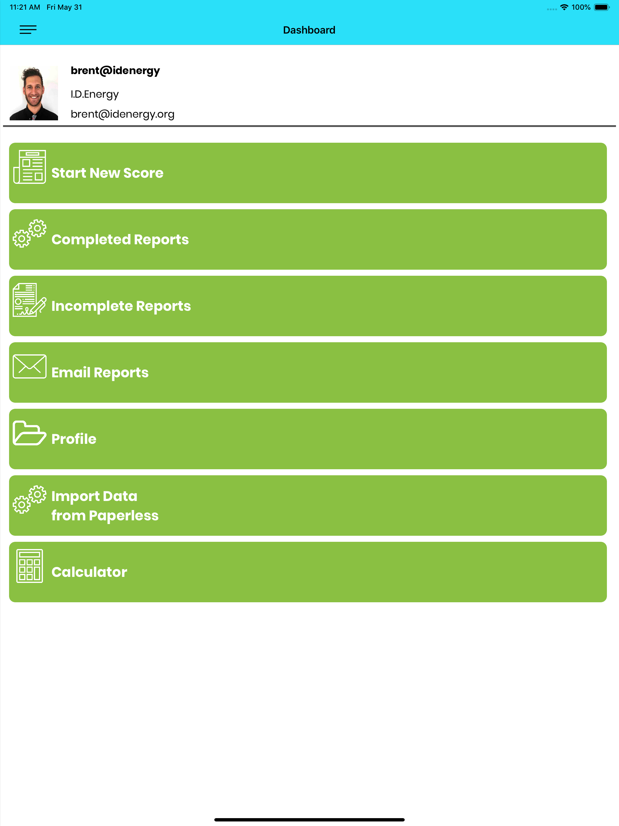 I.D. Energy Home Energy Score