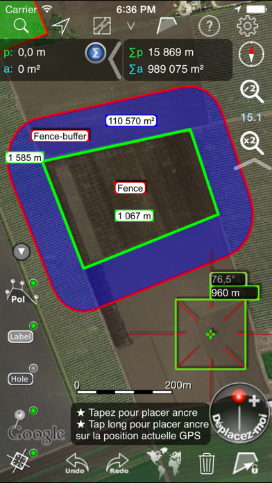 Screenshot #1 pour Agro Measure Map Pro