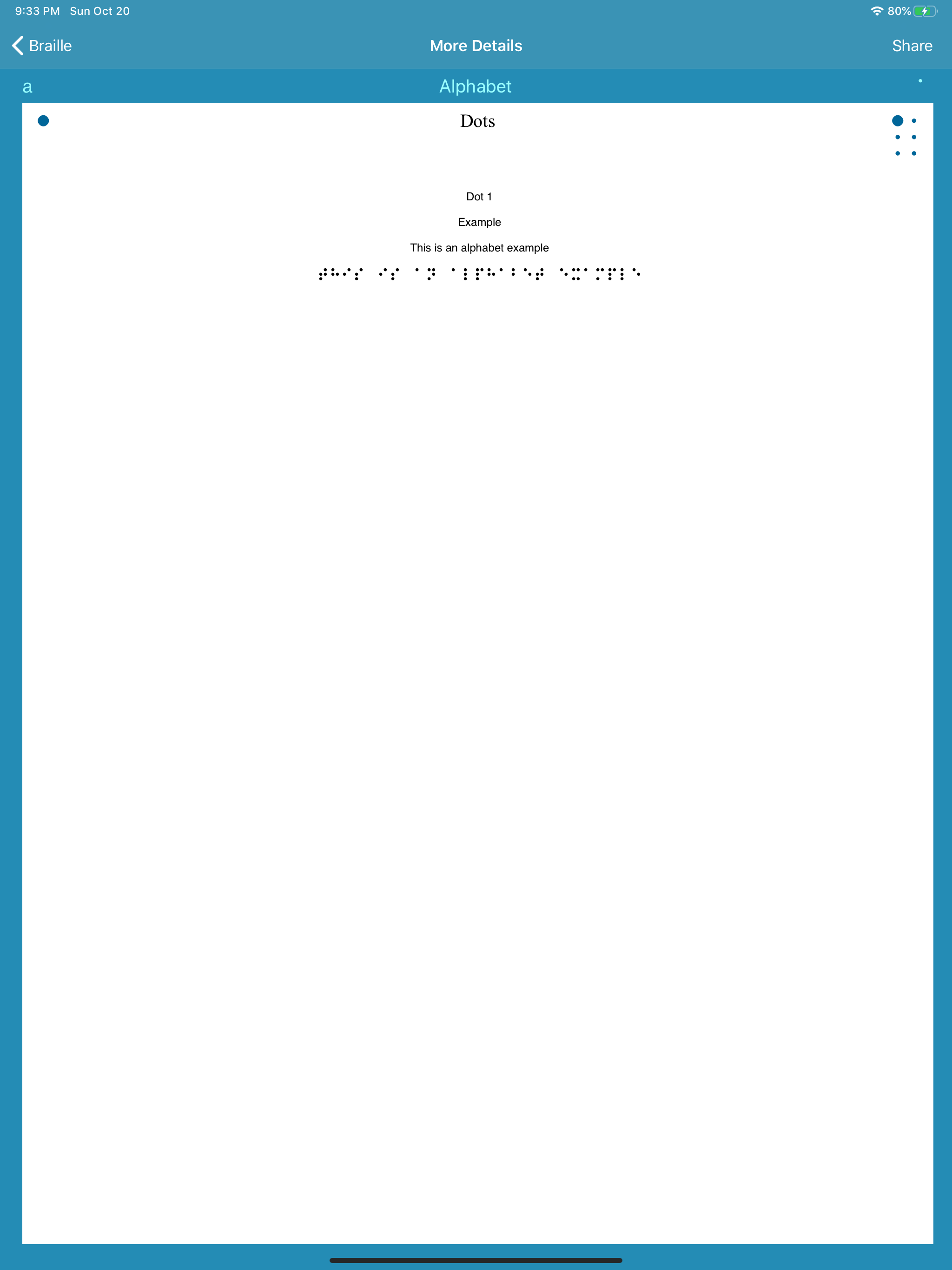 PocketBraille - Braille Guide screenshot 5