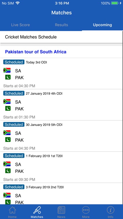 CrickOne - Live Cricket Scores screenshot-4