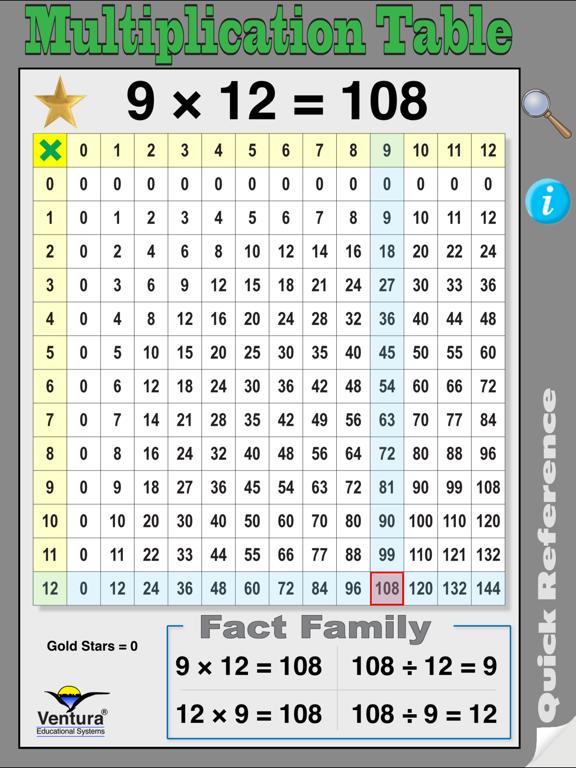 Screenshot #6 pour Math Tables Quick Reference