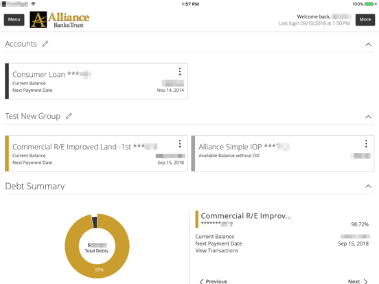 Screenshot #4 pour Alliance Bank & Trust (NC)