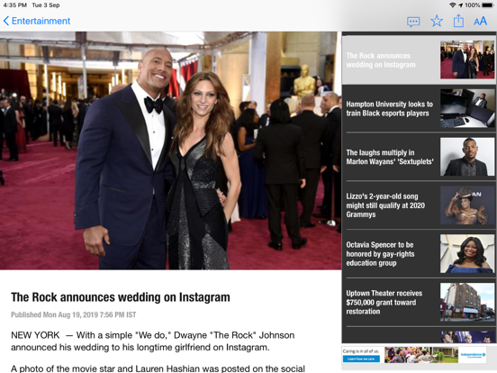 PhillyTrib.com Newspaper App iPad screenshot 5 - News app