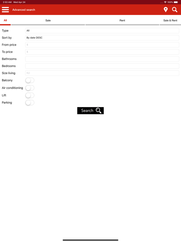 Winter Real Estate Agency App