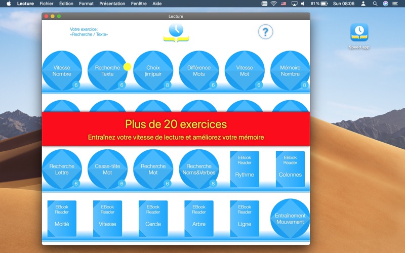 Screenshot #1 pour Speed Reading: lecture rapide