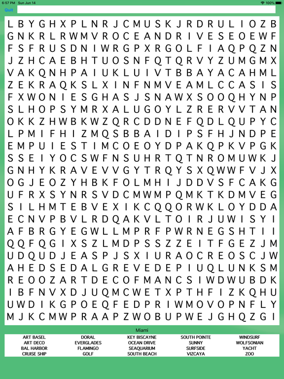 Screenshot #4 pour United States Word Search