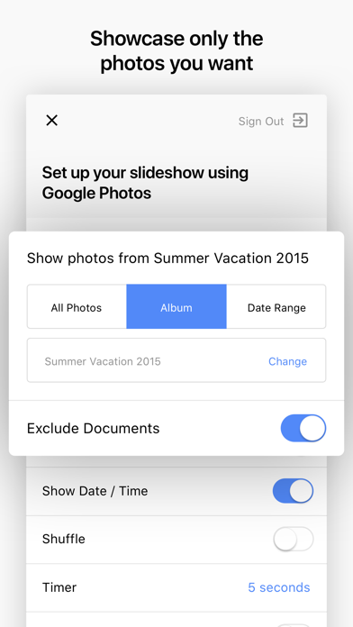 SoloSlides for Google Photos screenshot 3