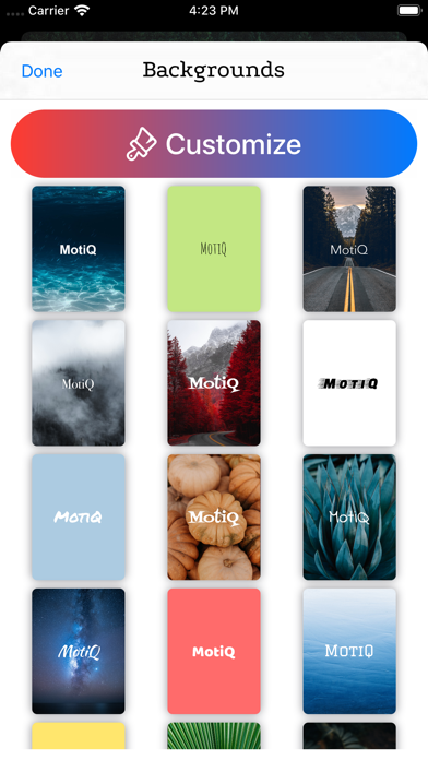 MotiQ: Motivational Quotes iPhone screenshot 4 - Health & Fitness app