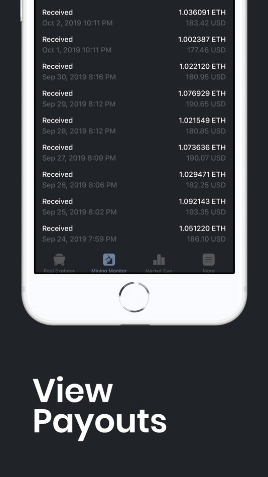 #4. Blockwatch X - Mining Monitor (iOS) 由: Deaconu Dan andrei
