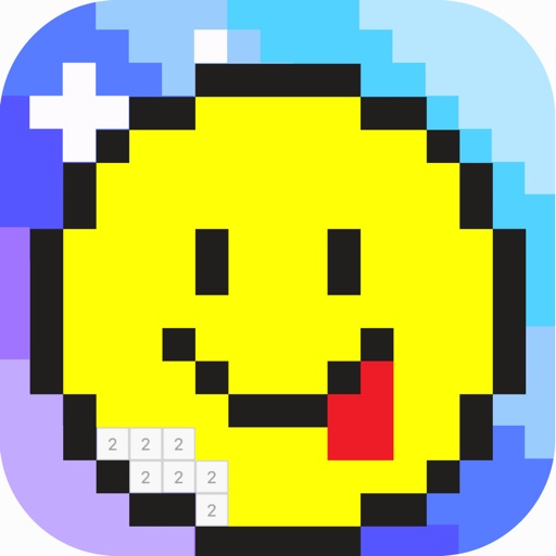 Pixel Art - Coloring by number Icon