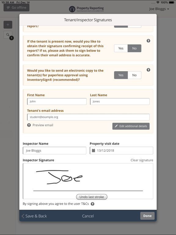 Screenshot #4 pour Property Reporting