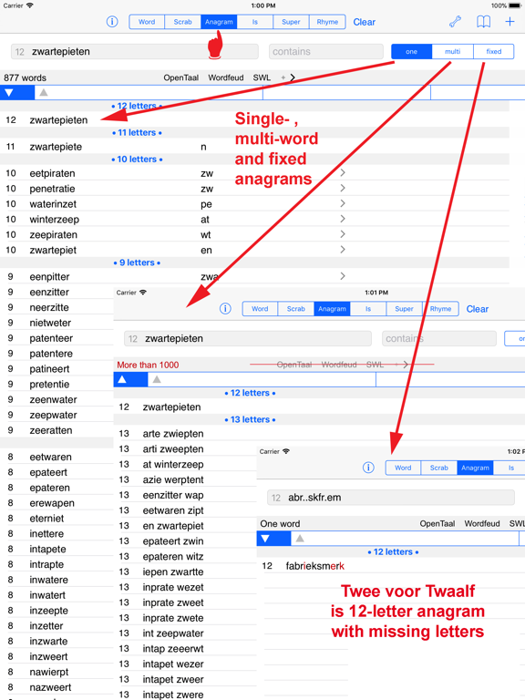 NL Woordvinder Nederlands PRO iPad screenshot 4 - Games app