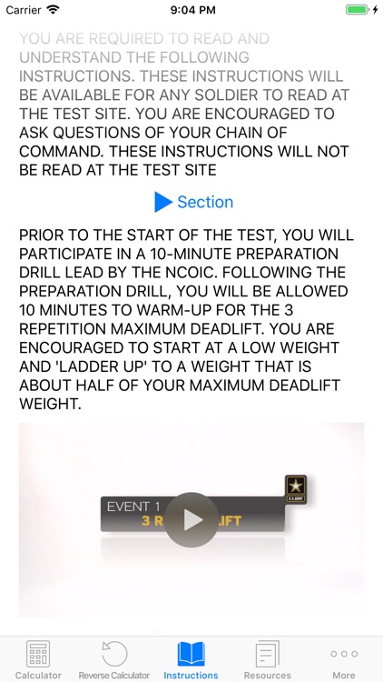 ACFT Calculator and Resources screenshot-3
