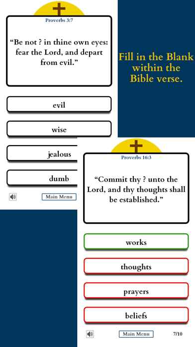 Screenshot #3 pour Quiz of the Christian Bible