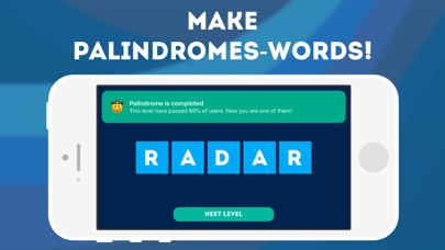 Screenshot #1 pour Palindrome — complete all!