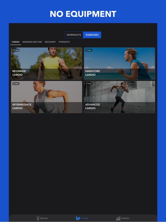 Fitness Men - No Equipment iPad screenshot 6 - Health & Fitness app