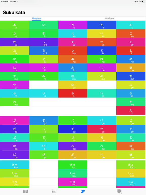 Belajar bahasa jepang pemula iPad screenshot 4 - Education app