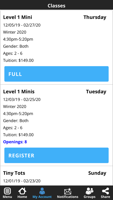 Screenshot 4 of Thunder Elite All-Star Cheer App