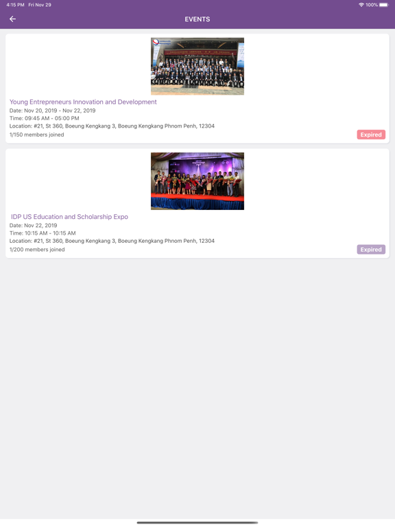 GMS Connect iPad screenshot