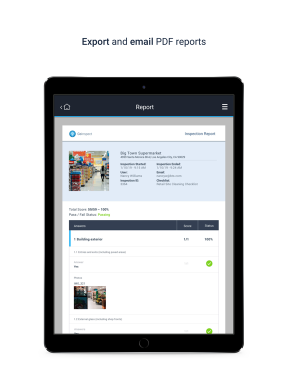 CoInspect - Inspection & Audit iPad screenshot 5 - Business app