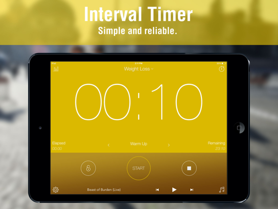 Interval Timer Pro iPad app afbeelding 1