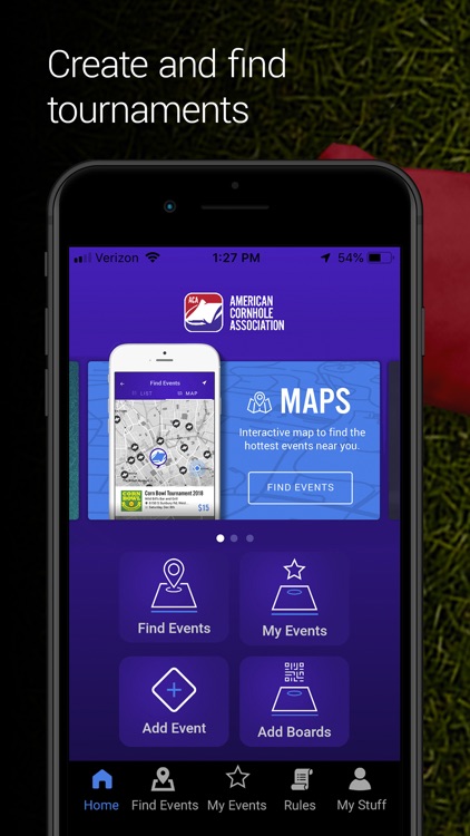 ACA Cornhole Tournament App