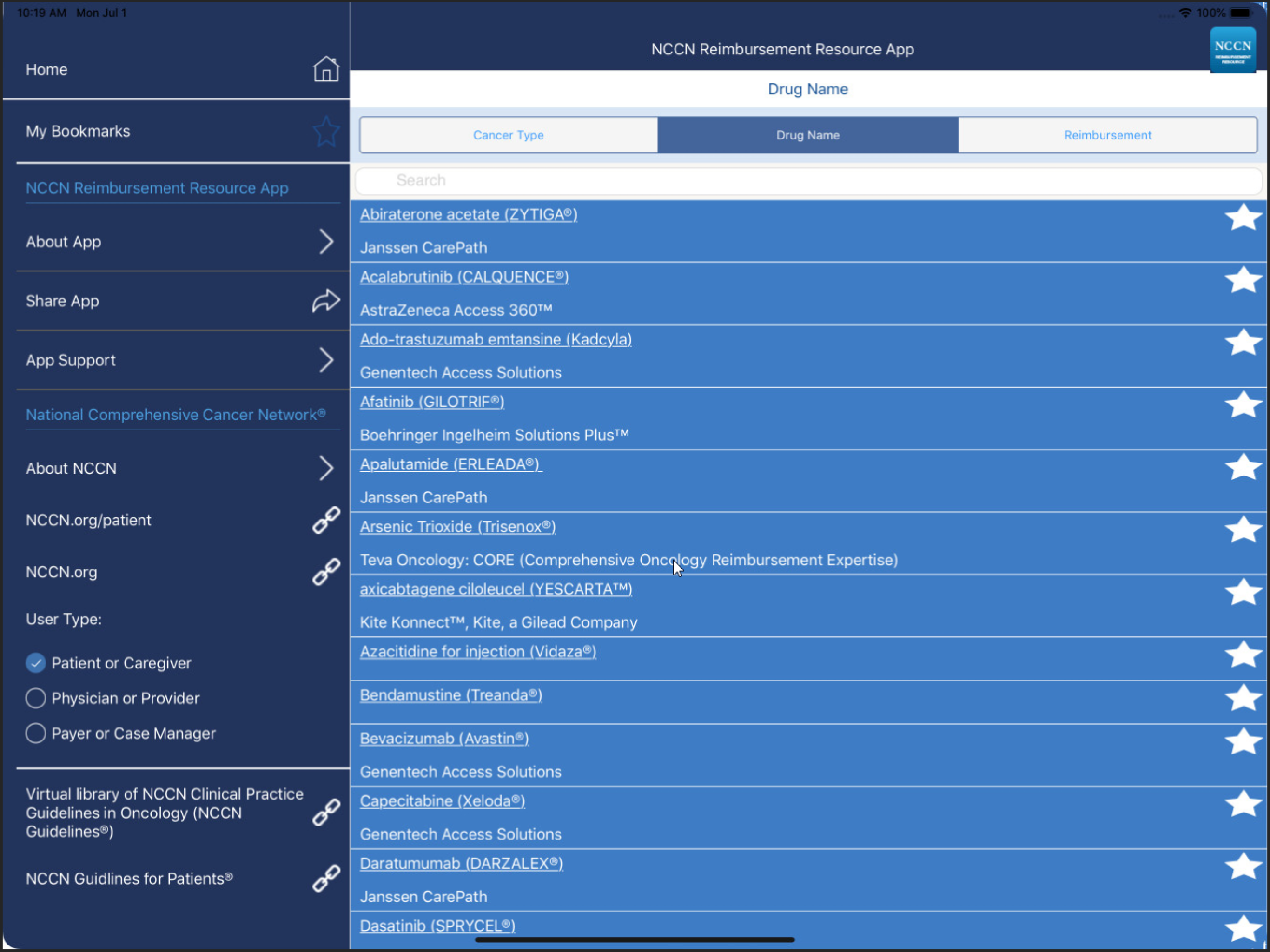 NCCN Reimbursement Resource