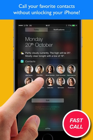 Favorite Contacts Widget quike screenshot 3