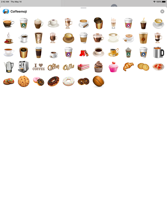 Screenshot #4 pour Coffeemoji Stickers