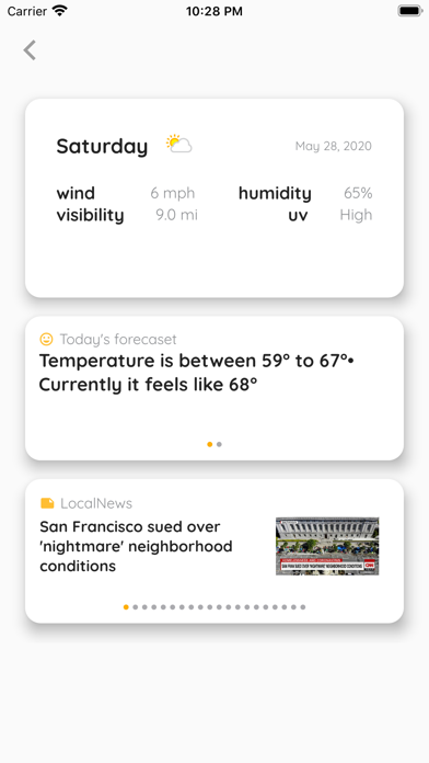 Day Simple - Weather and more Screenshot 2 - AppWisp.com Day Simple - Weather and more Screenshot 2 - AppWisp.com
