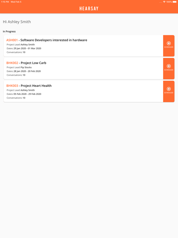 Screenshot #5 pour Hearsay - Small data insights