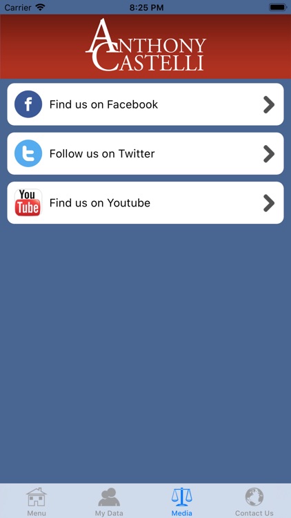 Anthony D. Castelli Injury App