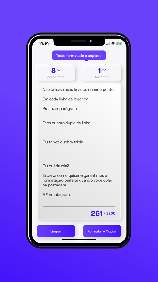 #3. Formatagram: Instagram Caption (iOS) 由: Douglas Fernandes