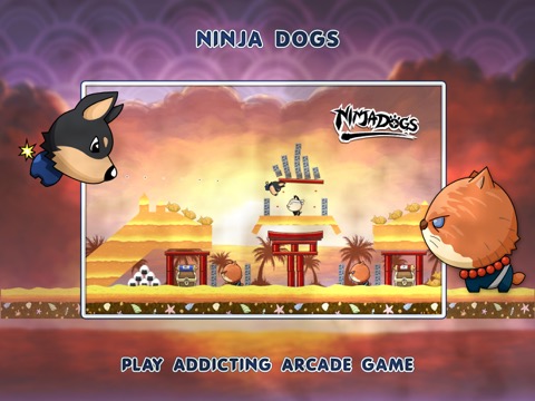 Ninja Dogs: Slingshot Shooterのおすすめ画像2