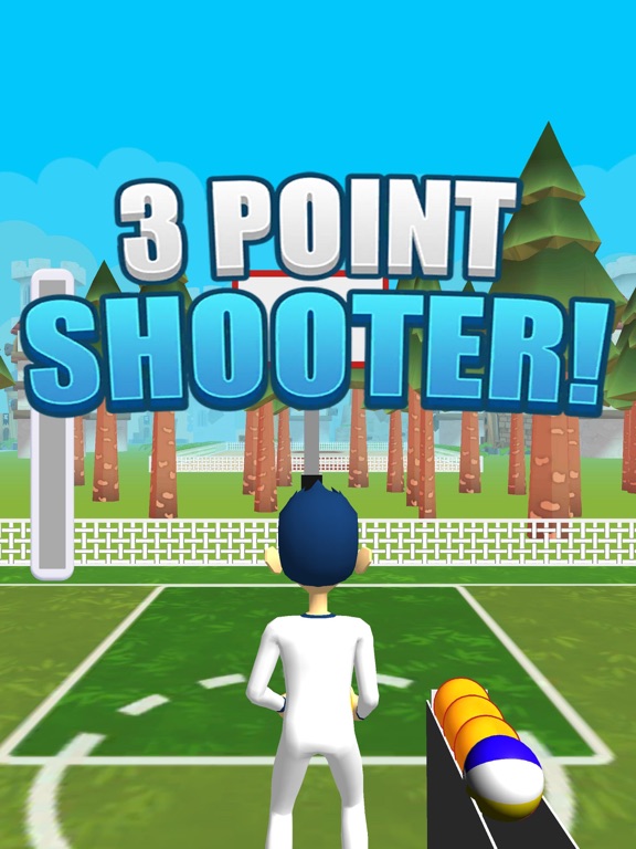 3 point shooter iPad screenshot 1 - Games app