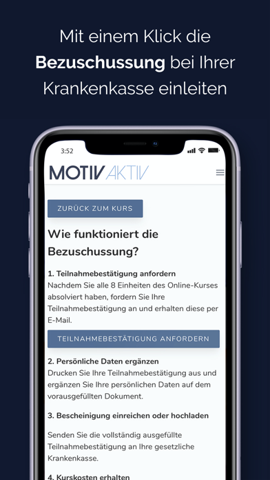 Motivaktiv - Präventionskurse Screenshot
